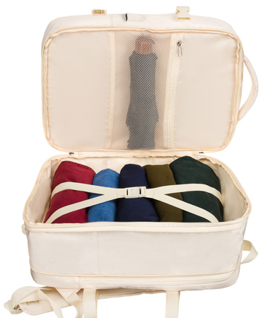 Plecak podróżny PTN 24421 Ecru