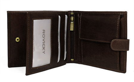 ROVICKY N01L-RVT RFID leather wallet