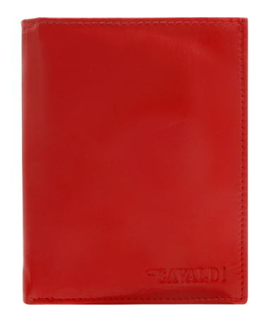 Skórzane etui na dokumenty N379-CSL Red