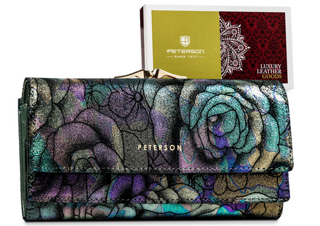 Portfel skórzany RFID PETERSON PTN 421028-MD