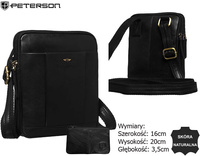 Torba skórzana + Etui PTN M22-TUM Black