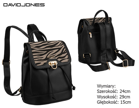 Plecak damski David Jones 6865-3 Black