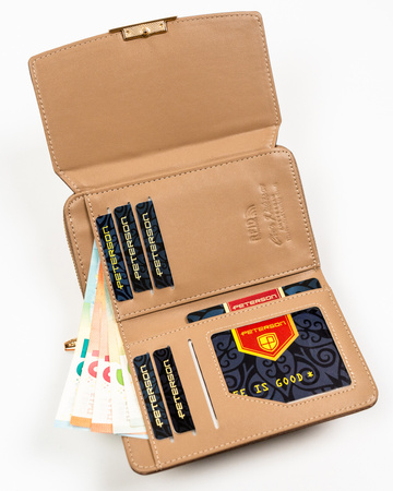 Portfel damski skórzany PTN 76112-BFBC Red