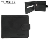 Men's PU+Leather Wallet M621L-PU-6816 Black