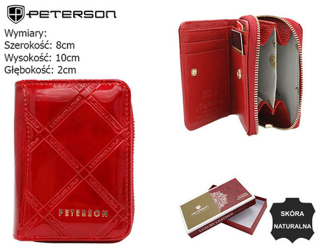 Portfel skórzany RFID PETERSON PTN 5157-PLT