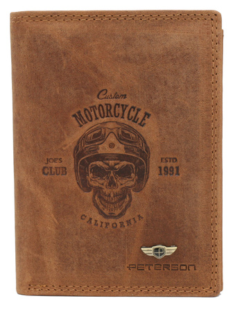 PETERSON PTN N4C-CHM-03 RFID leather wallet