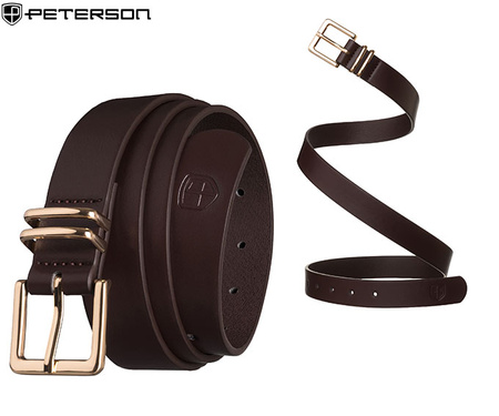 Pasek męski skórzany PTN LTP-BUF BLACK