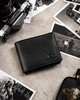 Men's Gift Set: Leather Wallet and Keychain PETERSON PTN SET-M-N003-D