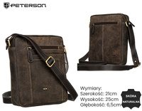 Torba skórzana PTN 8020-SCC Brown