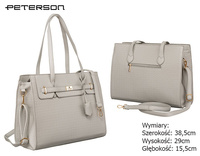 Torebka damska PU PTN R-1907 Gray