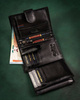 Gift set: leather wallet and keychain PETERSON PTN SET-M-1542L-KCS