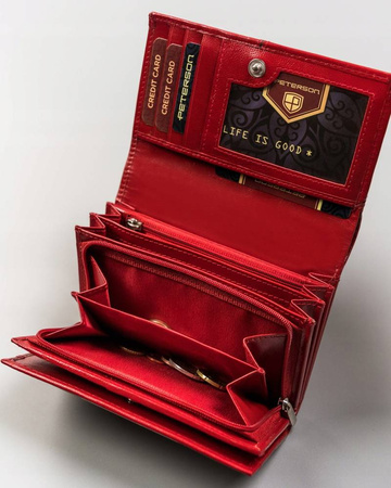 PETERSON PTN RD-22-GCL-Y RFID leather wallet