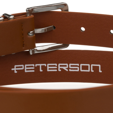 Pasek męski skórzany PTN LTP-BUF BLACK