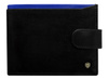 Portfel skórzany RFID ROVICKY N992L-RVT Black+Navy