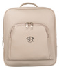 Plecak damski PU R-PL-29601 L.Beige