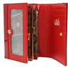 Portfel damski skórzany PTN 1N-445 Red+Black