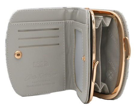 Portfel damski eko PTN 1830-F8 Grey Flower 06