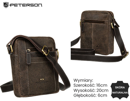 Torba skórzana PTN 8022-SCC Brown