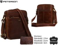 Torba skórzana + Etui PTN 720-TUM Brown