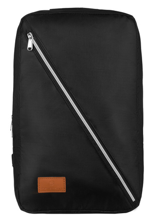 Plecak z poliestru PETERSON PTN BPP-08 Black silver