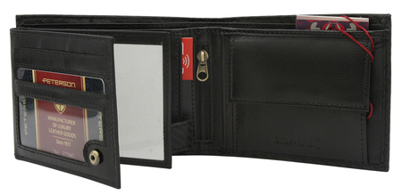 Portfel skórzany PTN 304-CA-6532 BLACK