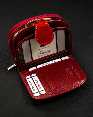 Women's leather wallet 43972-SH-RFID-1357 R