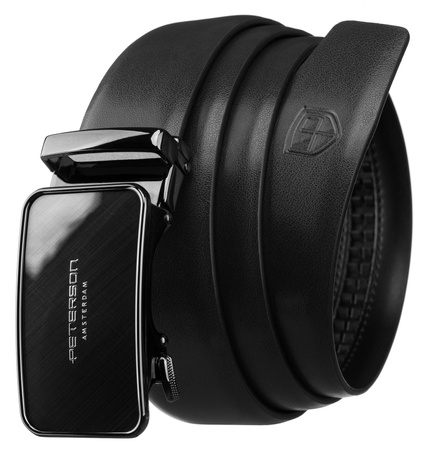 Pasek automat skórzany PTN A013 Black