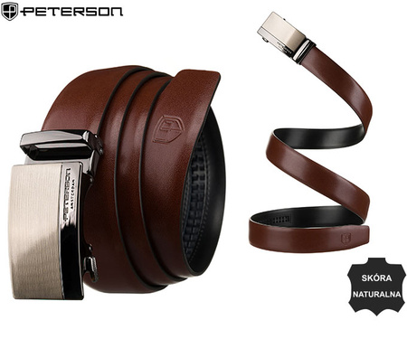 Pasek automat skórzany PTN A007