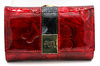 Portfel damski skórzany PTN 42108-NBF Red-Black