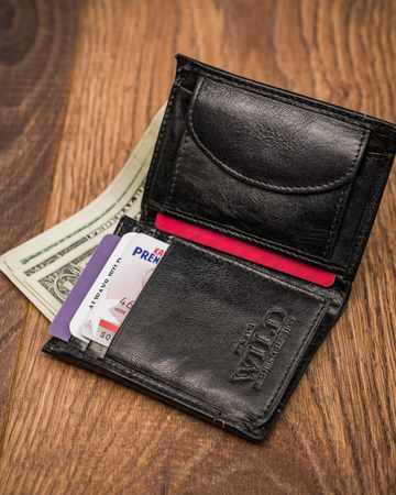 Portfel skórzany ALWAYS WILD N20191-VTK-D Black