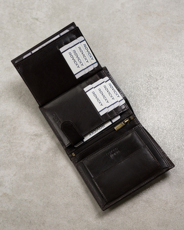 Portfel męski skórzany N4-RVT-3135 D.Brown