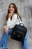 Plecak z eko skóry PTN PL-29601 Black