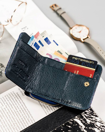 PETERSON PTN 423229-ONBF RFID leather wallet