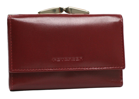 Portfel damski skórzany PTN RD-18-NGV Burgundy