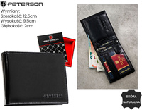 Portfel męski skórzany PTN N992-SPDM Black