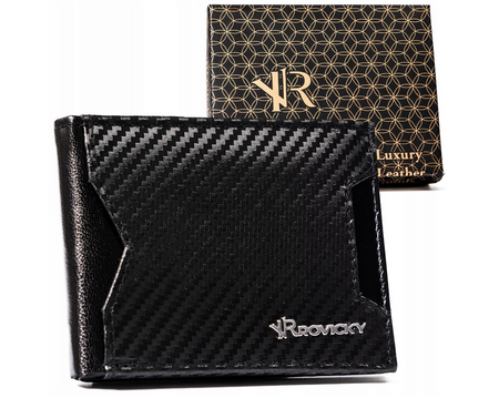 Portfel skórzany RFID ROVICKY R-RM-21-GCL-CF