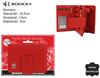 Portfel damski skórzany na blistrze R-D1503-NCD-BL Red