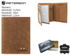 Leather wallet PTN 317 2-1-5 COGNAC