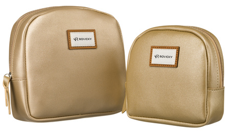 Zestaw kosmetyczek 2szt. R-261 Gold
