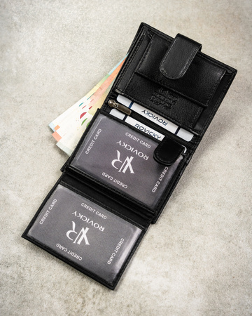 Portfel męski skórzany 0002-RVD Black