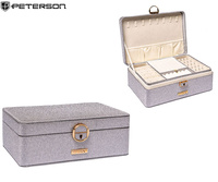 Szkatułka na biżuterię PTN SZK-08 Gray Silver
