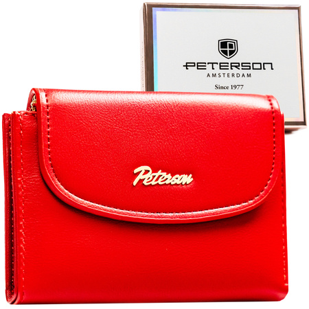 Portfel damski skórzany PTN 76112-BFBC Red