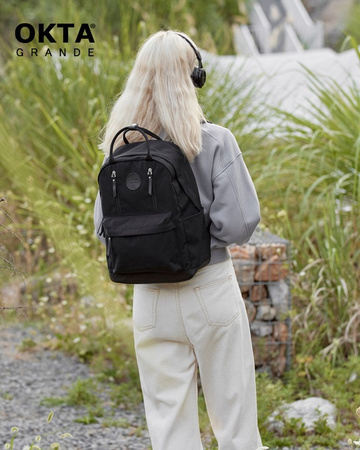 Plecak miejski Himawari Okta z kieszenią na laptopa 1087-06