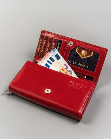 PETERSON PTN RD-07-GCL-S RFID leather wallet
