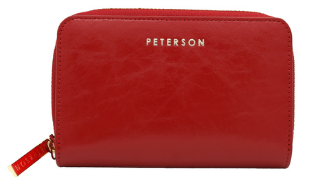 Portfel damski skórzany PTN PL-418 Red