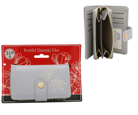Portfel damski na blistrze 2301-Y5 Gray