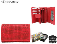 Leather wallet RFID ROVICKY R-615-DDW