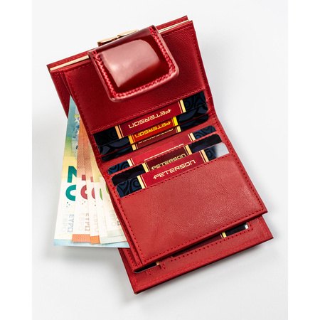 Portfel damski skórzany PTN BC-42329 Red