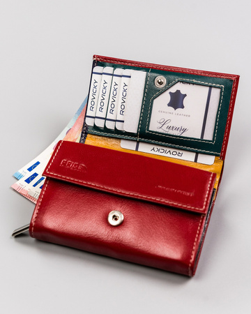 ROVICKY RFID leather wallet R-RD-02-GCL-Q