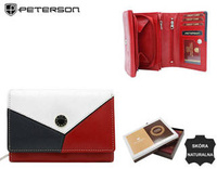 Portfel skórzany RFID PETERSON PTN RD-02-GCL-Y